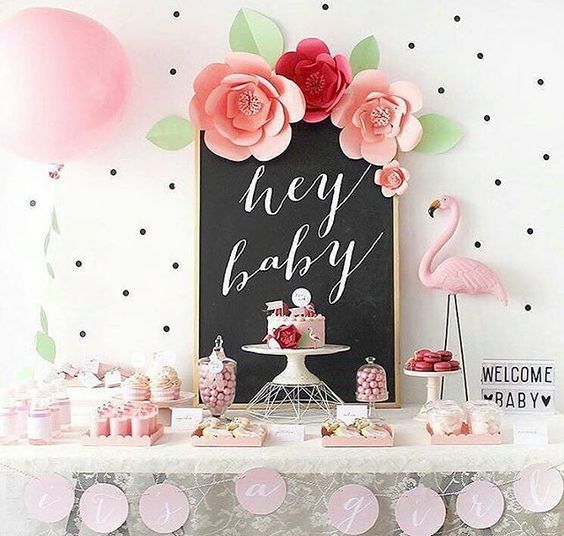 Flamingo Baby Shower Theme