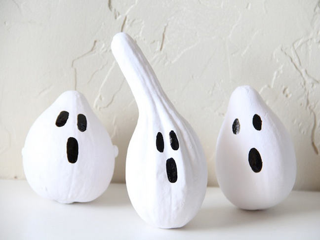 Painted Gourd Ghosts