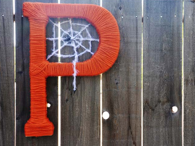 Spooky Monogram Letter