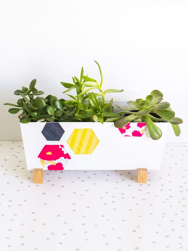 Make a modern planter