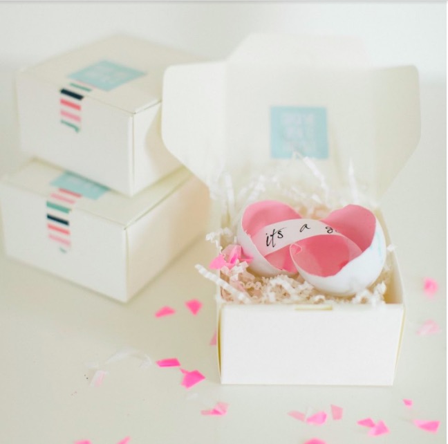 DIY Gender Reveal Egg Packages