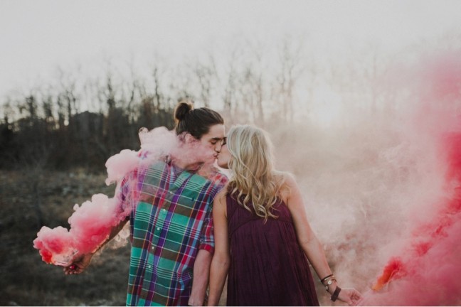 Gender Reveal Smoke Bomb