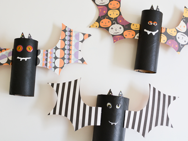 Toilet Paper Roll Bats