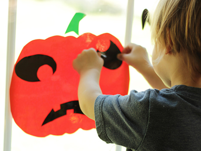 Jack O' Lantern Window Clings