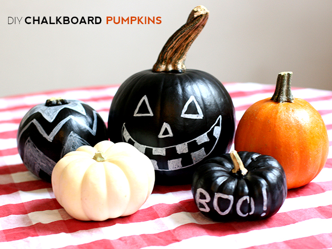 Halloween DIY: Chalk Paint Pumpkins