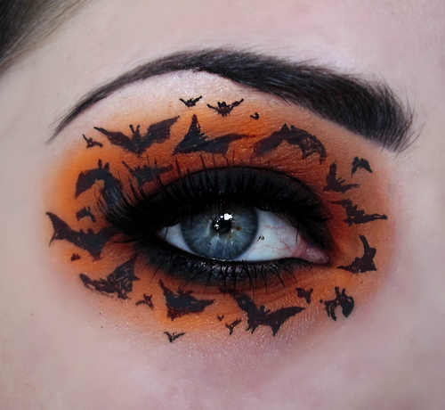 Flying Bats Eye Makeup