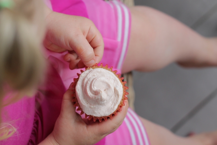 Maple Strawberry Cupcakes