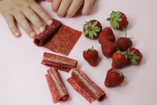 Strawberry Chia Fruit Leather