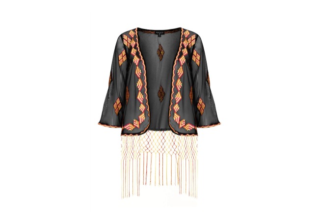 Folk Fringe Kimono