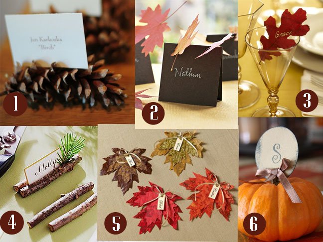 Nature-Inspired Placecards