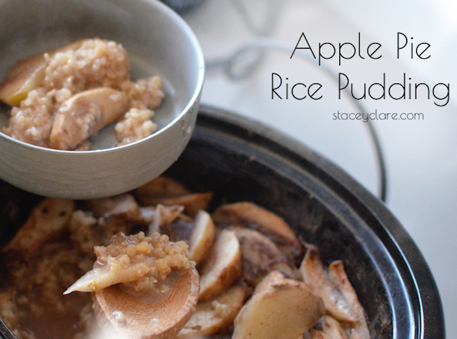 Slow-Cooker Apple Rice Pudding