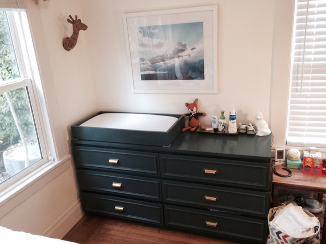 DIY Changing Table Dresser