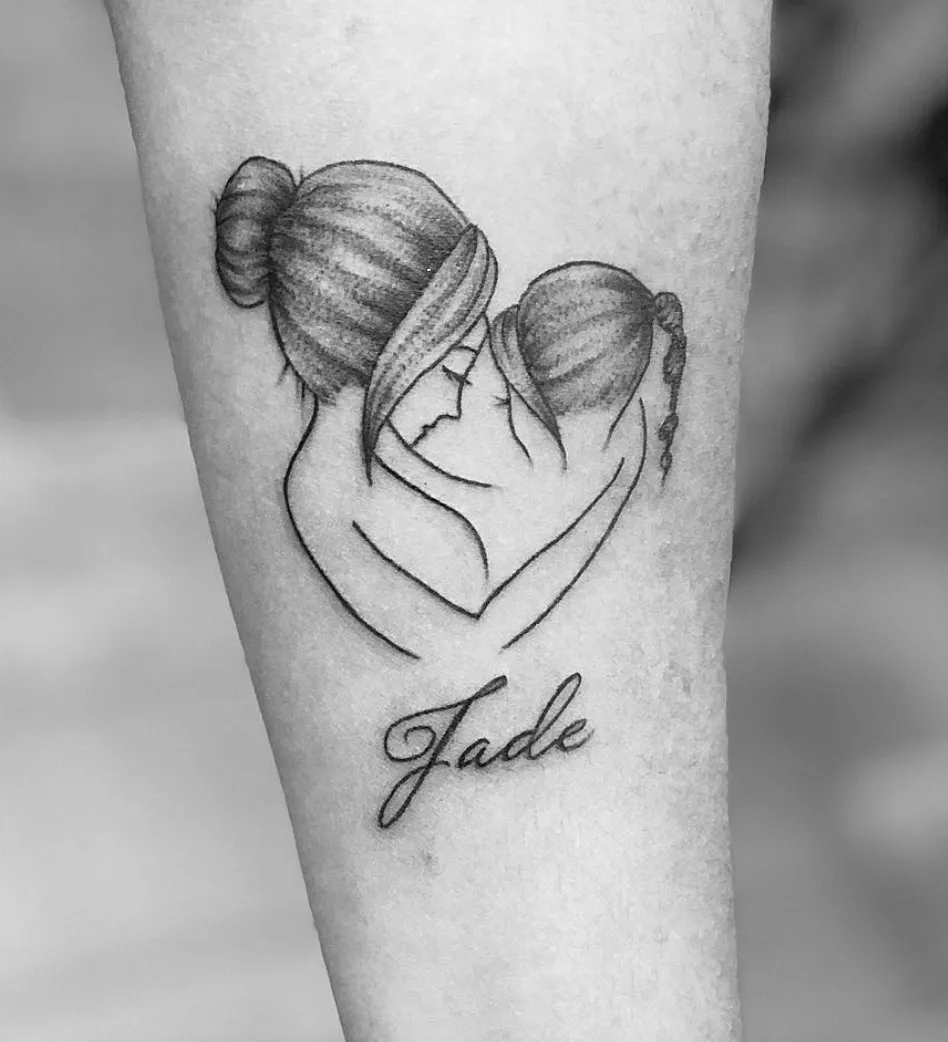 42 Sweet  Meaningful Mother and Daughter Tattoos  Peanut