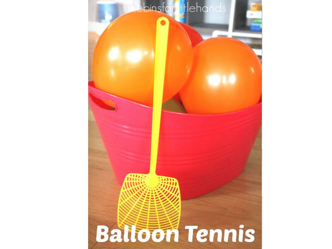 Indoor Balloon Tennis Game