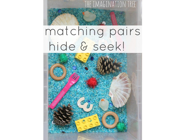 Matching Pairs Hide-and-Seek Game