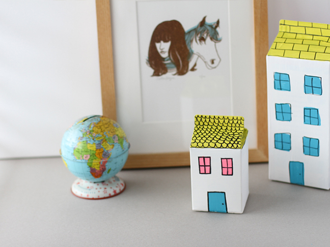 DIY Milk Carton Houses