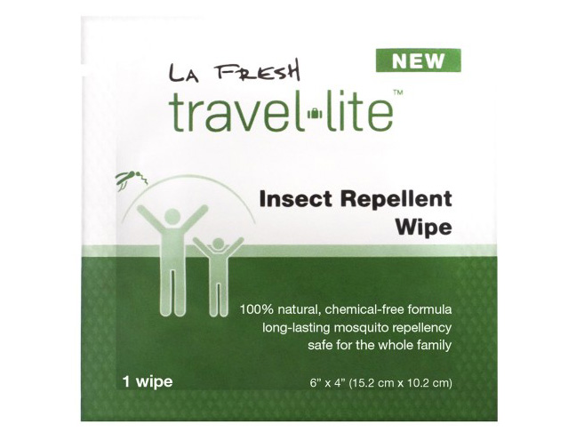 La Fresh Travel Lite Insect Repellent Wipes