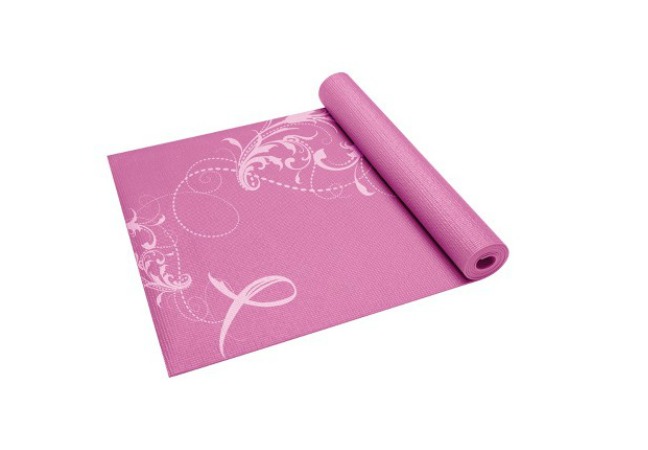 Gaiam Pink Ribbon Yoga Mat