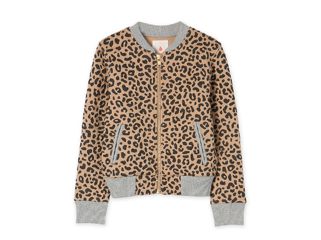 Animal Print Bomber