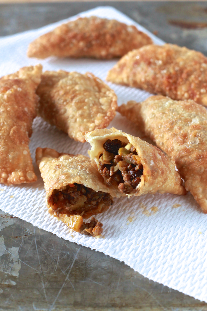 Pastelillos de Carne (Puerto Rican Meat Turnovers)