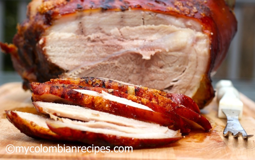 Colombian-Style Roasted Pork Leg