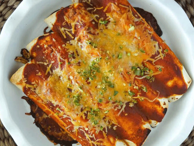 Chicken Tomatillo Enchiladas