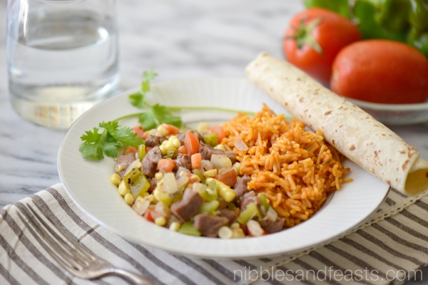 Steak Picado with Spanish Rice