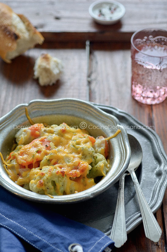  Cauliflower and Carrot Gratin