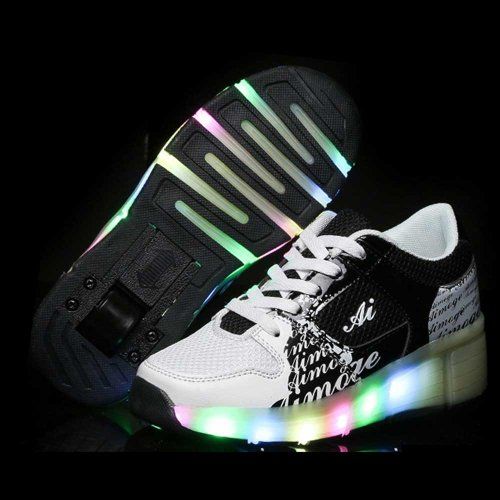 LED Shoes for Kids with Skate Wheels