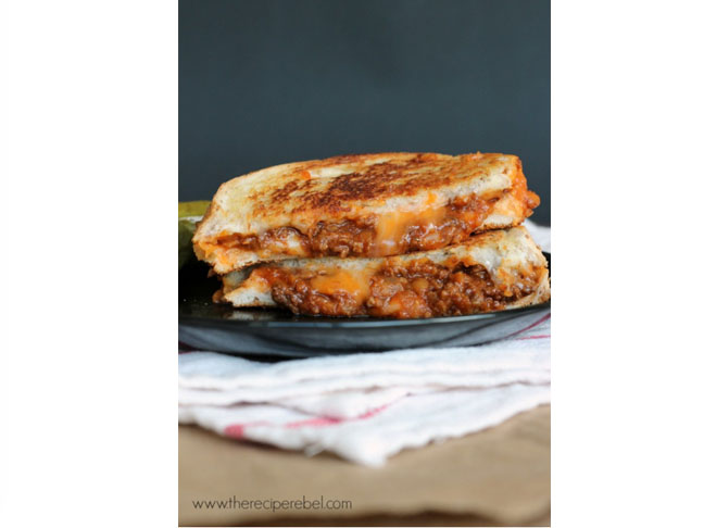 Sloppy Joe Grilled Cheese