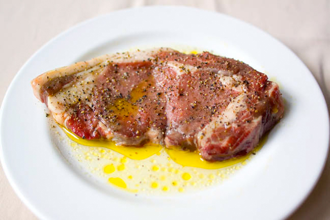 Add a marinade to meats before freezing them.