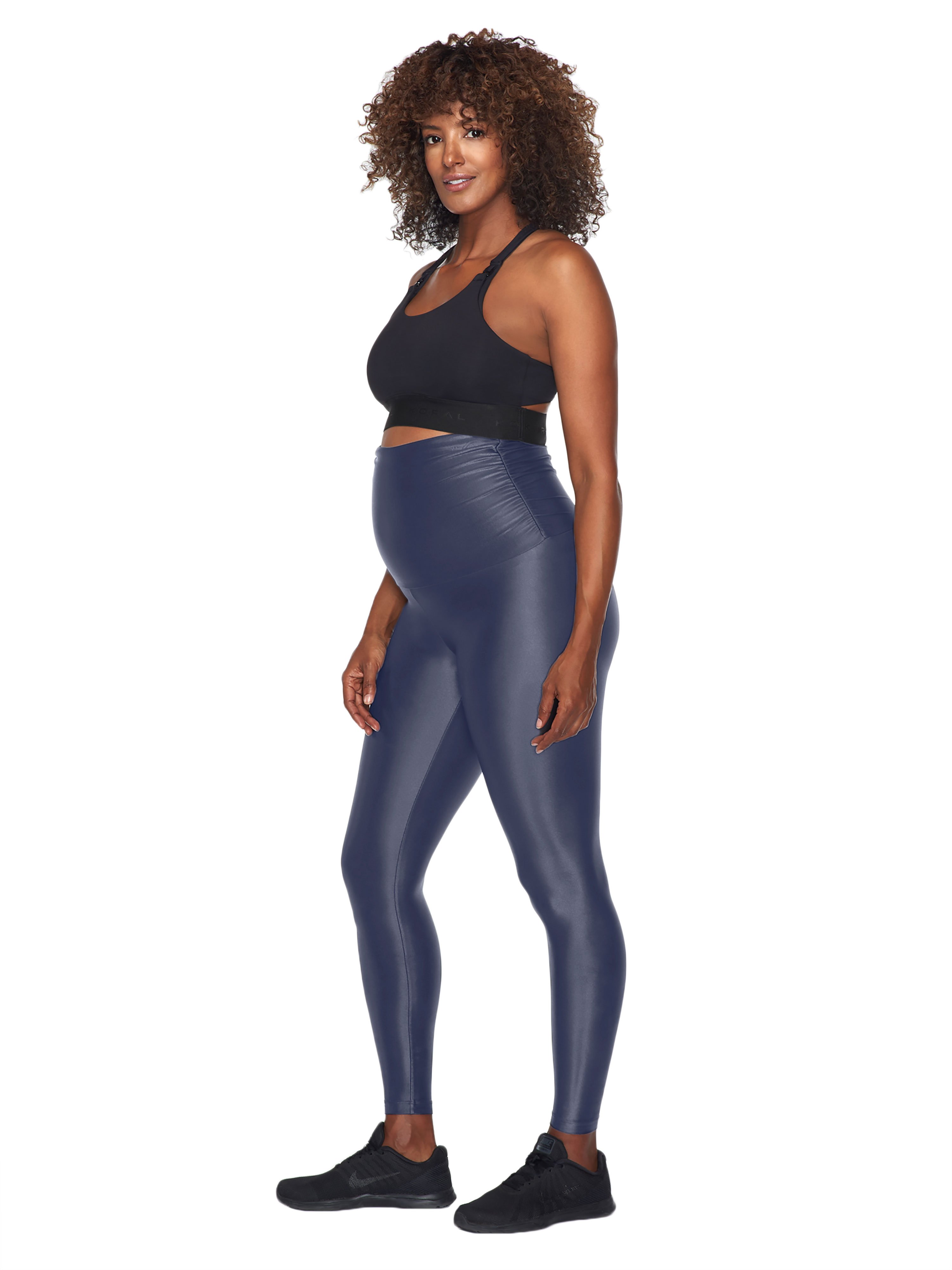 Maternity Leggings with Pockets - Black | Cadenshae US