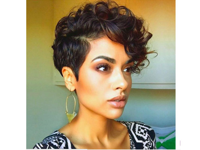 Curly Pixie Cut