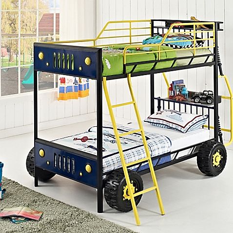 Dune Buggy Twin-over-Twin Bunk Bed