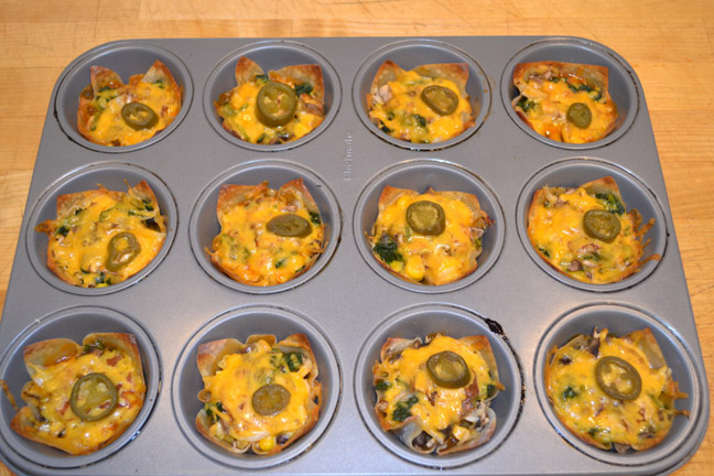 Chicken Enchilada Cups