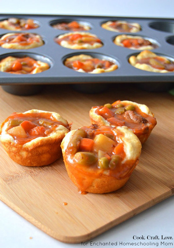 Beef Pot Pie Muffin Cups