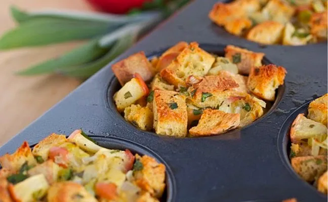 Apple & Herb Stuffing Cups