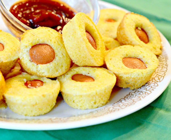 Mini Baked Corn Dogs