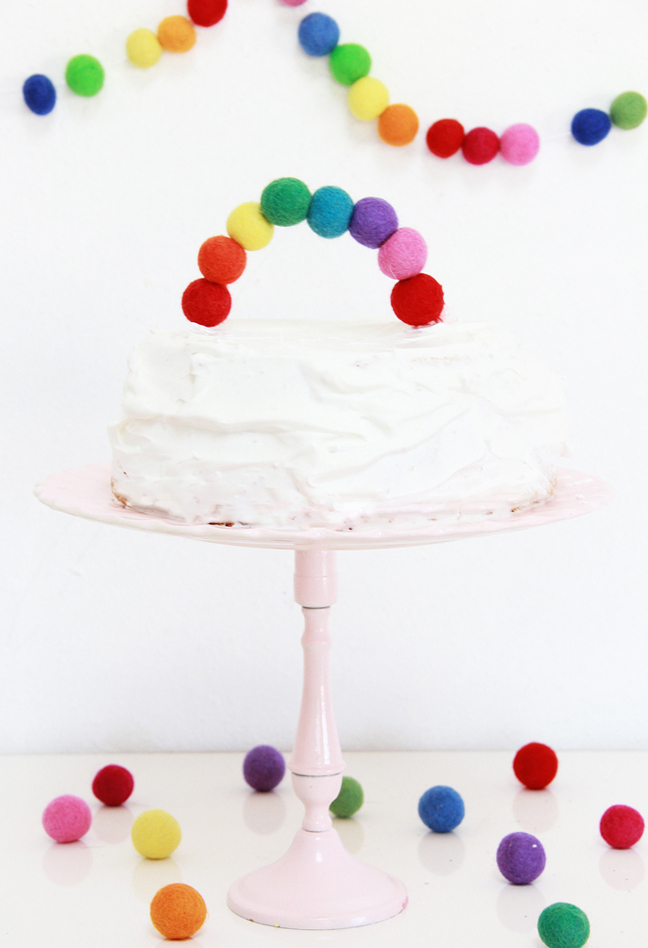 Rainbow Cake Topper