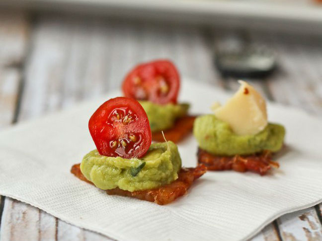 Bacon Guacamole Bites