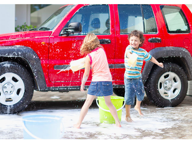Host a car (and toy!) wash