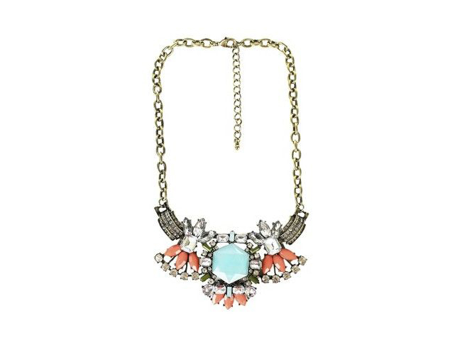 Statement Necklace with Stones