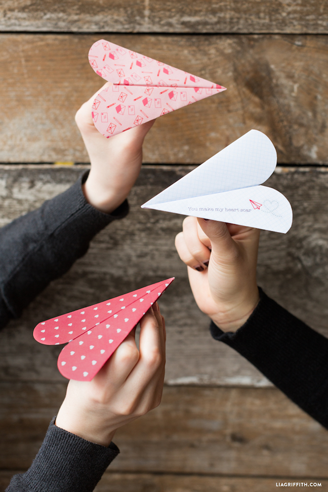 Heart Paper Airplane