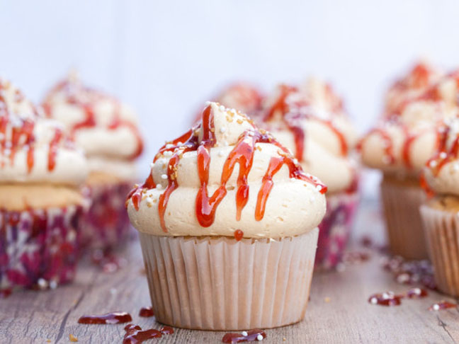 PB&J Cupcakes