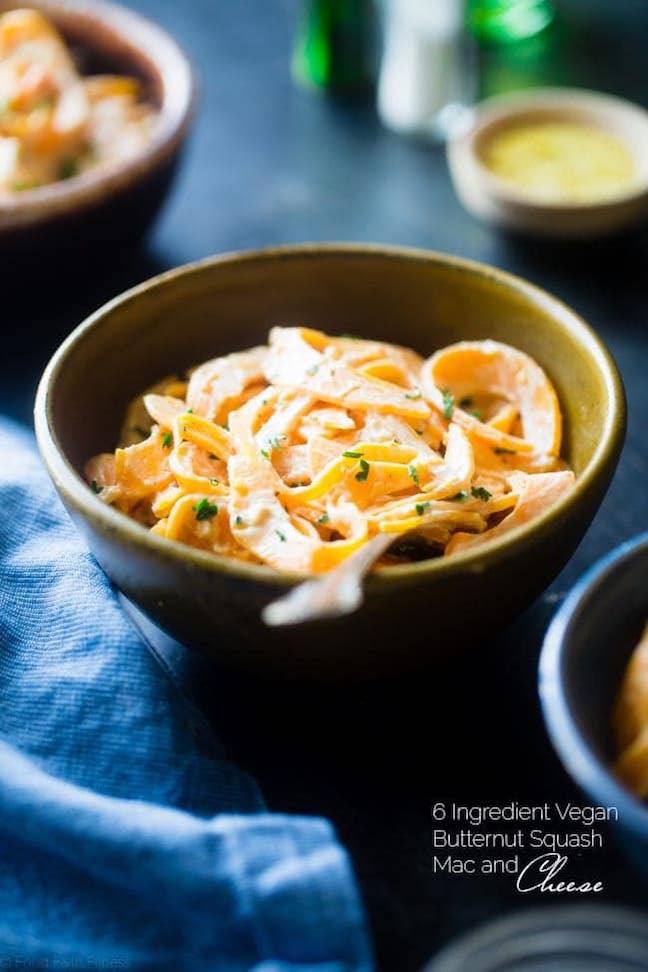 Mac and Cheese with Butternut Squash Noodles