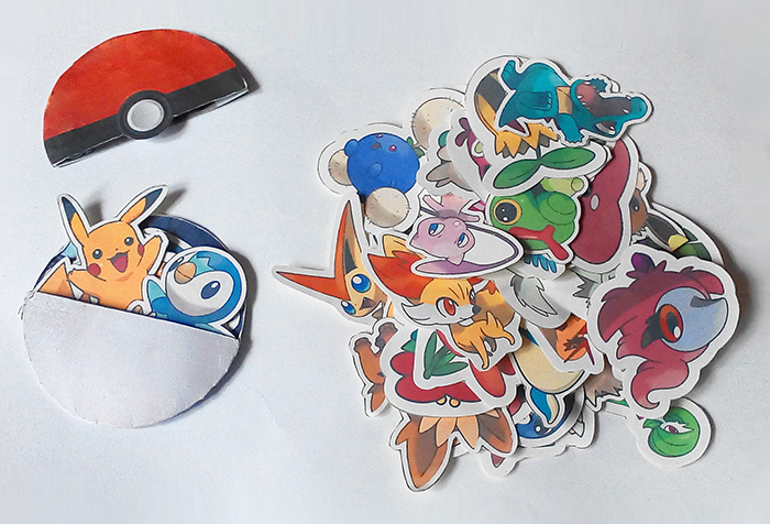 Pokemon Cut Out Action Figures