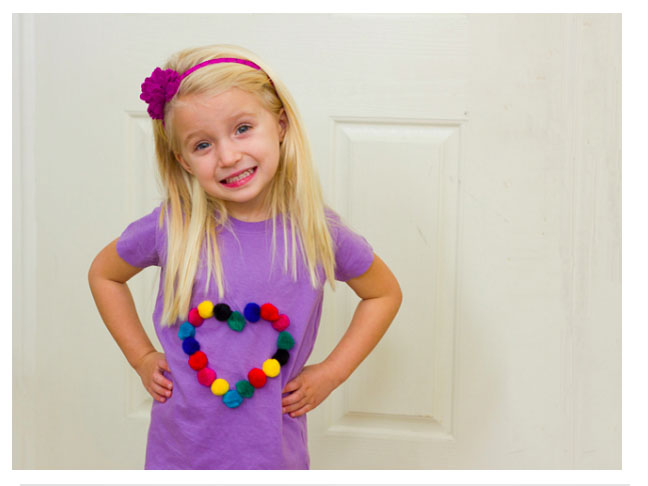 Pom Pom Applique Shirt