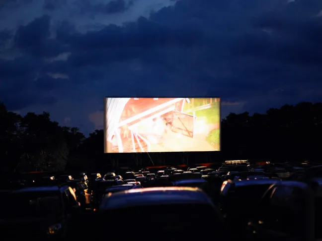 Find a drive-in movie theater.