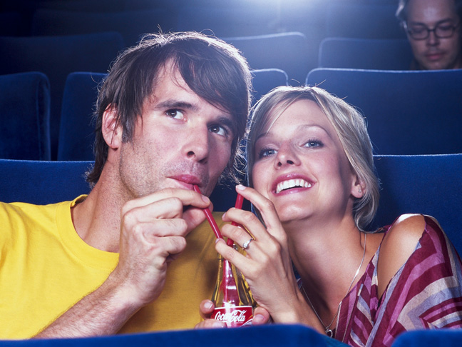 Go on a date to the movies.
