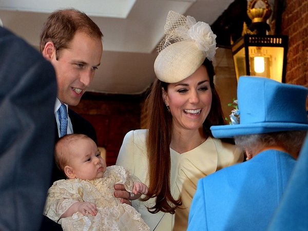 Prince George's Christening Day 